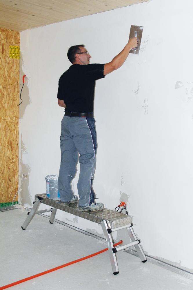 Produktbild Günzburger Arbeitsdiele Alu mit Klappfüßen