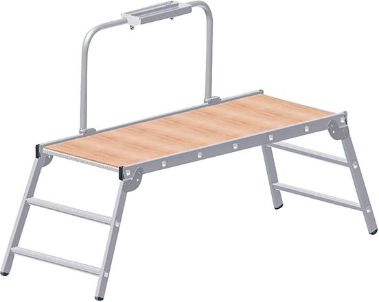 Produktbild ZARGES Haltebügel Z300 zu Arbeitsplattform, klap