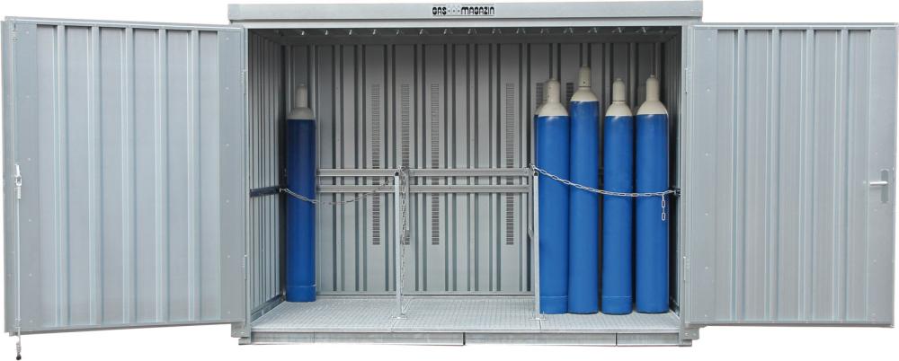 Produktbild Säbu Gasflaschenmagazin 125 m Boden 1420x1490x2250