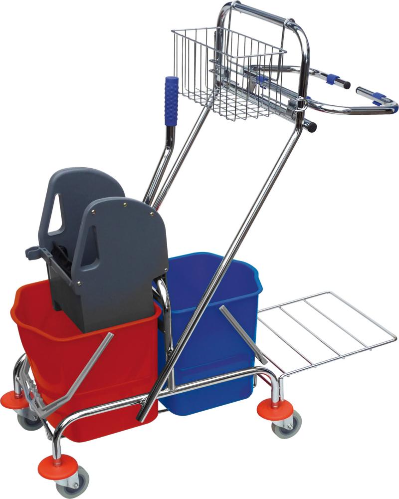 Produktbild Doppelfahreimer chrom 2x17l m.Presse, K.+R.