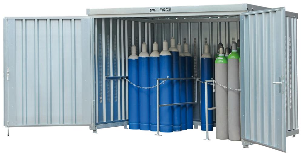 Produktbild Säbu Gasflaschenmagazin 125 o Boden 1420x1490x2250