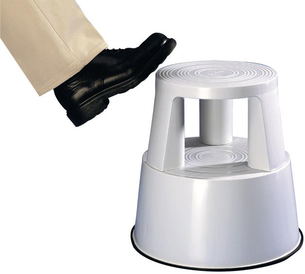 Produktbild Rollhocker Step Kst., lichtgrau bild 3