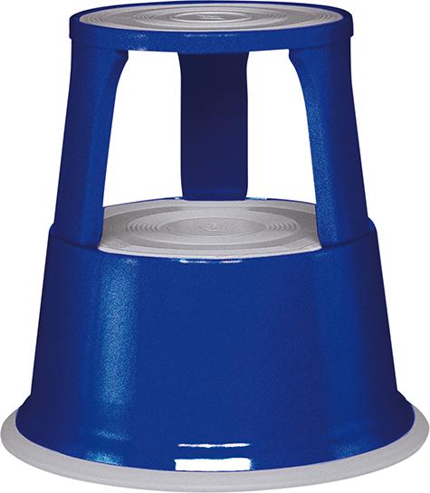 Produktbild Rollhocker Metall blau