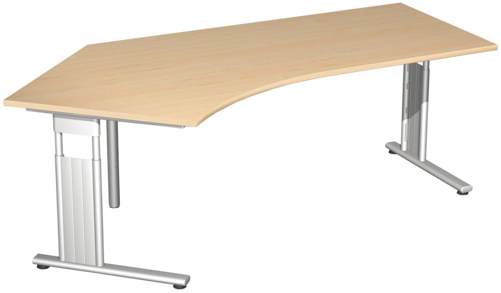 Produktbild Geramöbel PC-Schreibtisch in Ahorn 680 – 800 x 2166 x 800 / 1130 mm