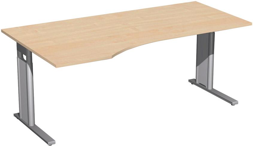 Produktbild Geramöbel PC-Schreibtisch l Lichtgr1800x800/1000,680-820