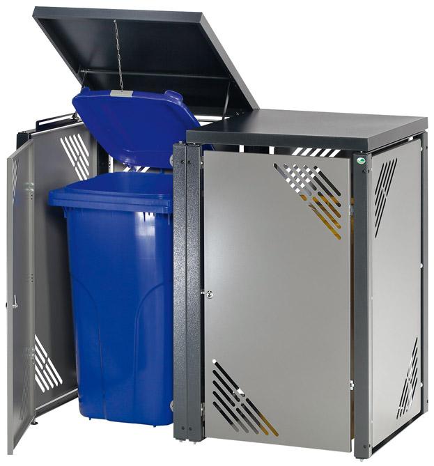 Produktbild Var Müllbehälterschrank Ergänzung MBSE4, Edelstahl
