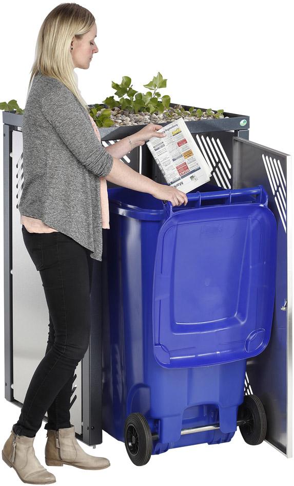 Produktbild Var Müllbehälterschrank MBS 5, silber