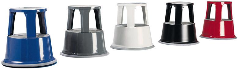 Produktbild Rollhocker Metall grau bild 3