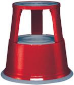 Produktbild Rollhocker Metall rot