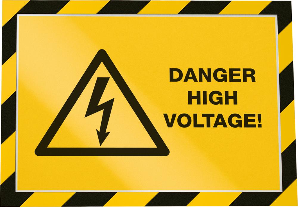 Produktbild Magnetrahmen SECURITY A4 DURAFRAME gelb/schwarz