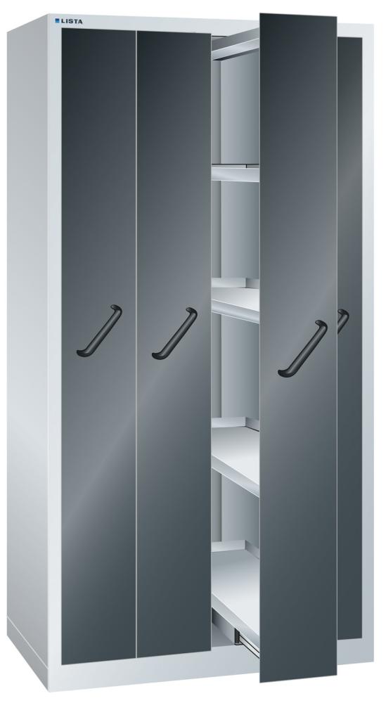 Produktbild LISTA Vertikalauszugschrank mit Frontblenden und Verstellblenden