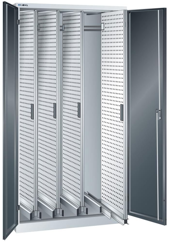 Produktbild LISTA Vertikalauszugschrank mit 2 Flügeltüren und Lochwänden