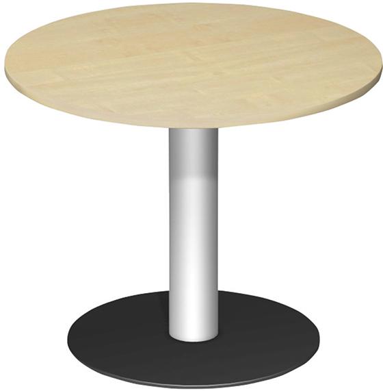 Produktbild Geramöbel Konferenztisch Nußbaum D-900 Nußbaum, rund Säule