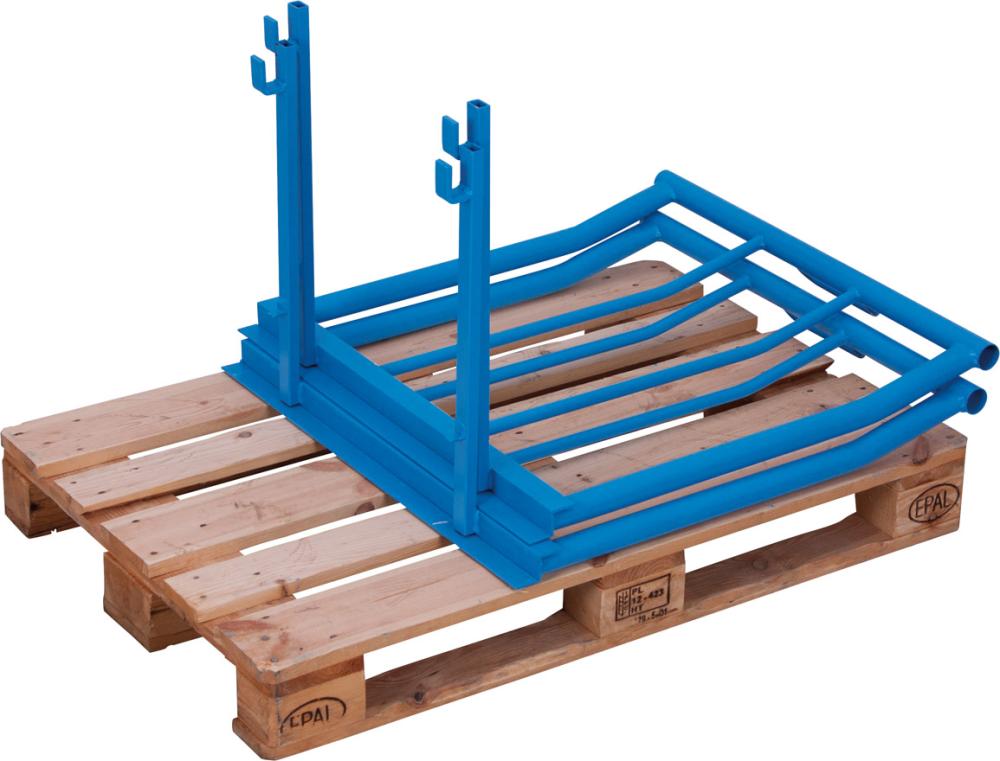 Produktbild Variofit Palettenaufsatz Typ 66  RAL 5012 lichtblau Länge 1200 mm