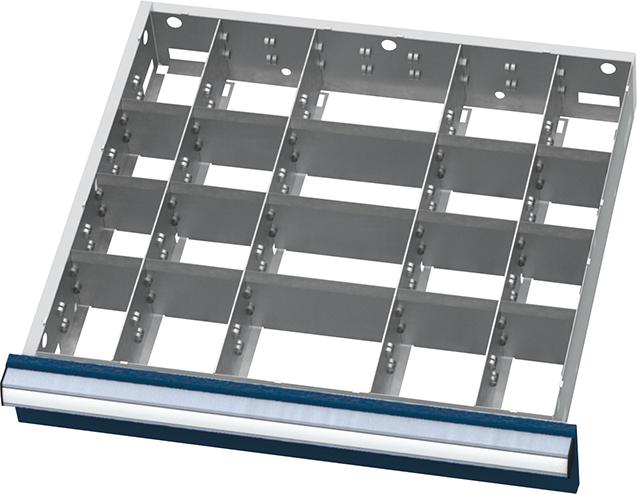Produktbild Forum Metalleinteilungen FS6 150/175mm 20 Fächer für Schubladen bild 1