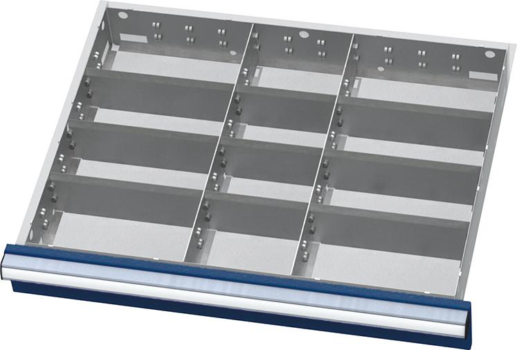 Produktbild Forum Metalleinteilungen FS7 200/175mm 20 Fächer für Schubladen