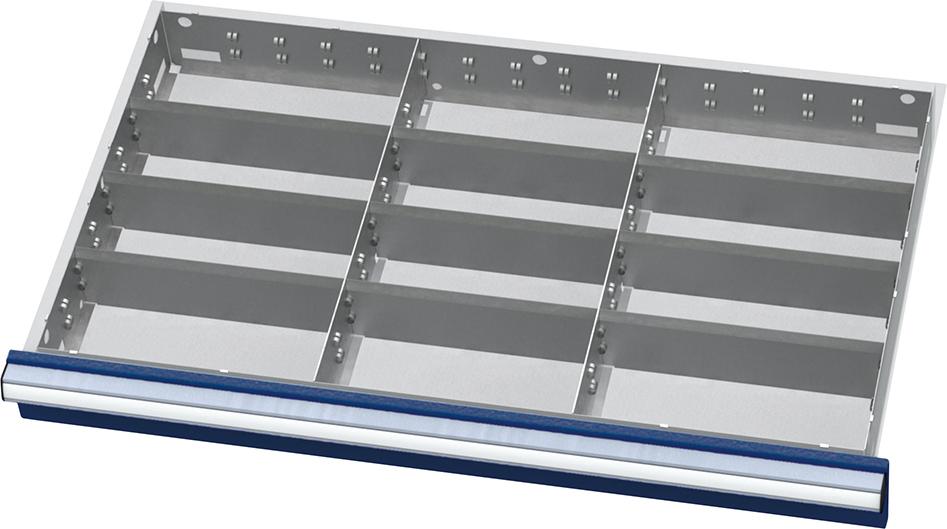 Produktbild Forum Metalleinteilungen FS9 200/175mm 12 Fächer für Schubladen