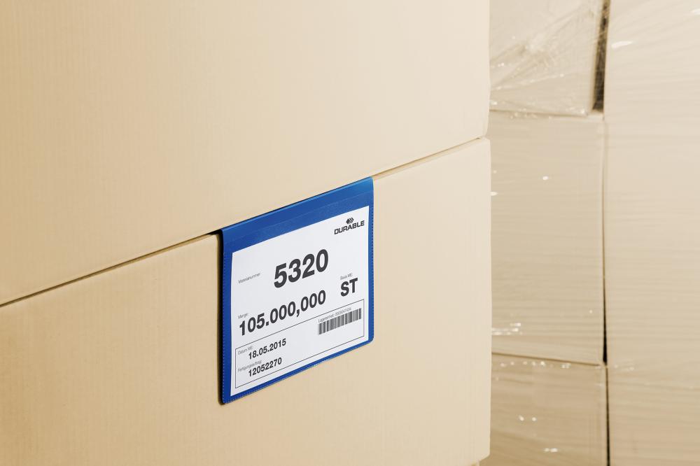 Produktbild Durable Kennzeichnungstasche mit Falz A4 bild 2