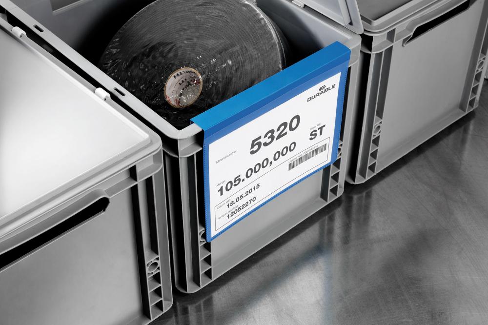 Produktbild Durable Kennzeichnungstasche mit Falz A4 bild 3