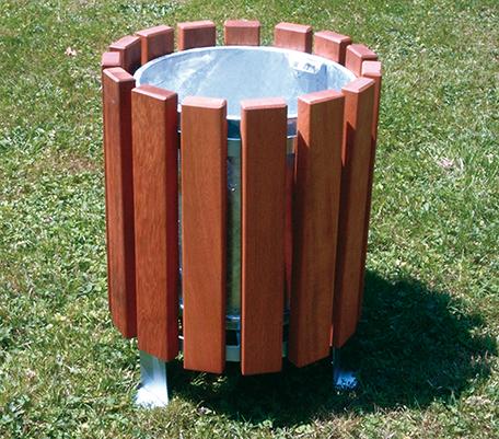 Produktbild Lignit Abfallbehälter K1 nordische Fichte