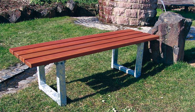 Produktbild Lignit Hockerbank Modell 17 Hartholz lackiert