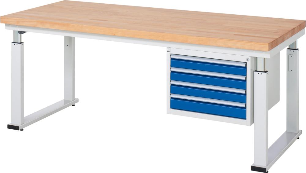 Produktbild Rau Unterbau-Container für Werkbänke Serie adlatus 600 3 Schubladen 580x650x440mm bild 2