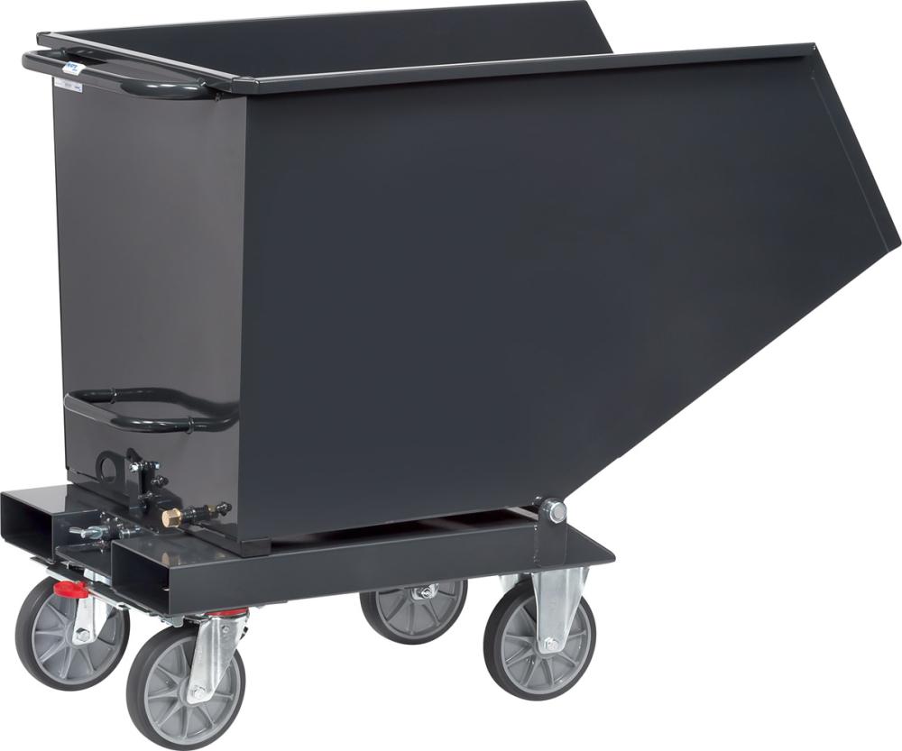 Produktbild FETRA Muldenkipper 450 Liter in grau bild 4
