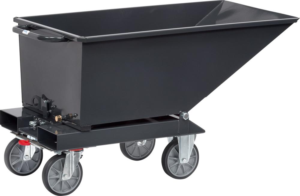 Produktbild FETRA Muldenkipper 250 Liter in grau bild 4