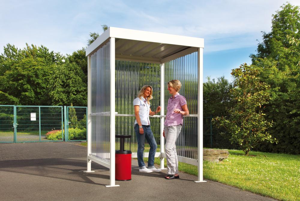 Produktbild Wsm Raucherraum Jena verzinkt Grundeinheit