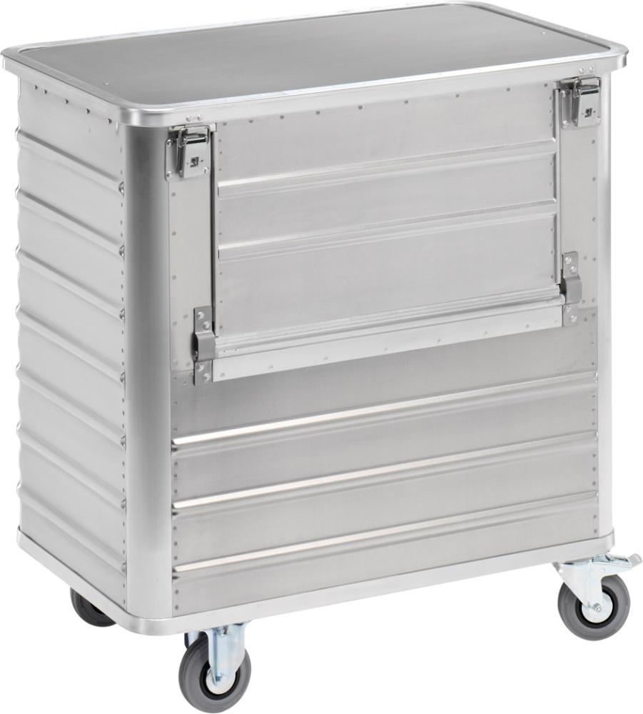 Produktbild Gmöhling Aluminium Kastenwagen absenkbare Längswand 900 x 495 x 800 Deckel bild 1