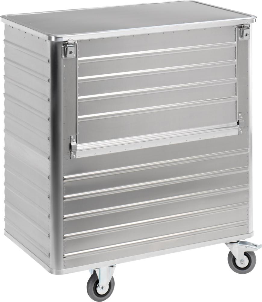 Produktbild Gmöhling Aluminium Kastenwagen absenkbare Längswand 1250 x 645 x 800 Deckel
