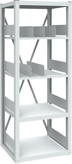 Produktbild Bedrunka+Hirth Regalsystem Modul 1 Maße BxTxH 749x733x2030mm