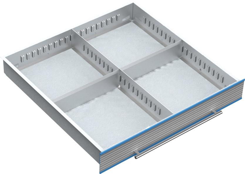 Produktbild Bedrunka+Hirth Metalleinteilung 200mm für Werkzeug Ausgabeschrank TSM bild 2