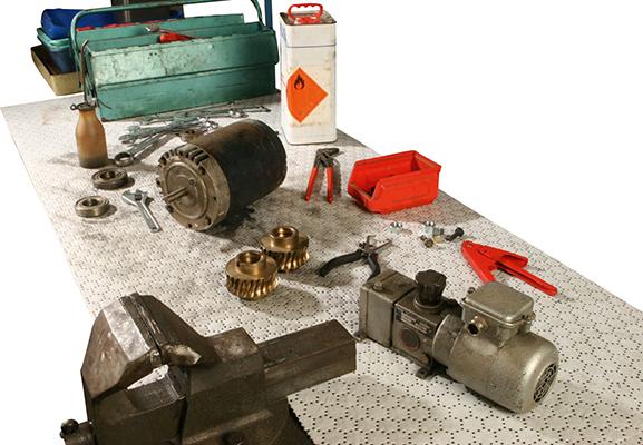 Produktbild Universalbinderollen verstärkt grau 40x40cm bild 2