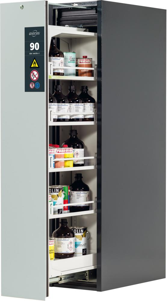 Produktbild Asecos Sicherheitsschrank V-Line 819x1966 mm Tür grau 8FB bild 1