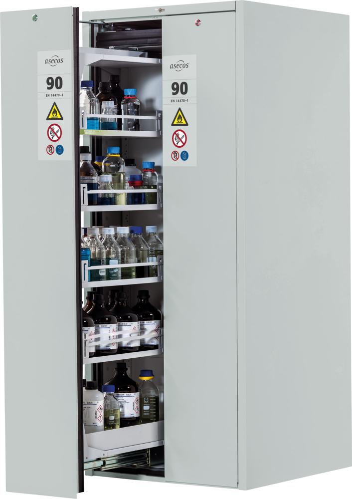 Produktbild Asecos Sicherheitsschrank V-Line 819x1966 mm komplett grau 8FB