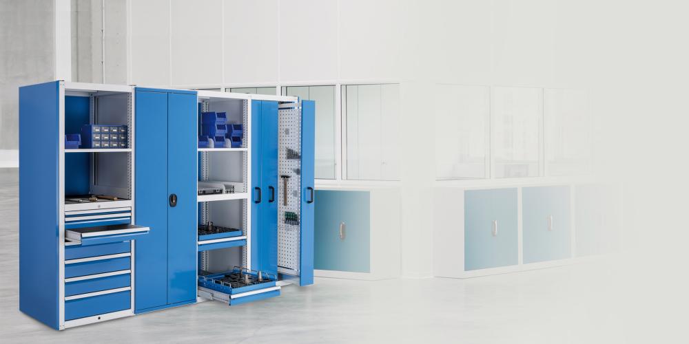 Produktbild Bedrunka+Hirth Systemschrank Modul 4 Maße BxHxT 1049x733x2030mm bild 2