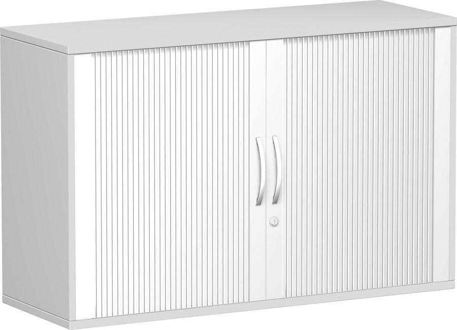 Produktbild Geramöbel Anstell Querrolladenschrank 720x1200x425mm grau/silber