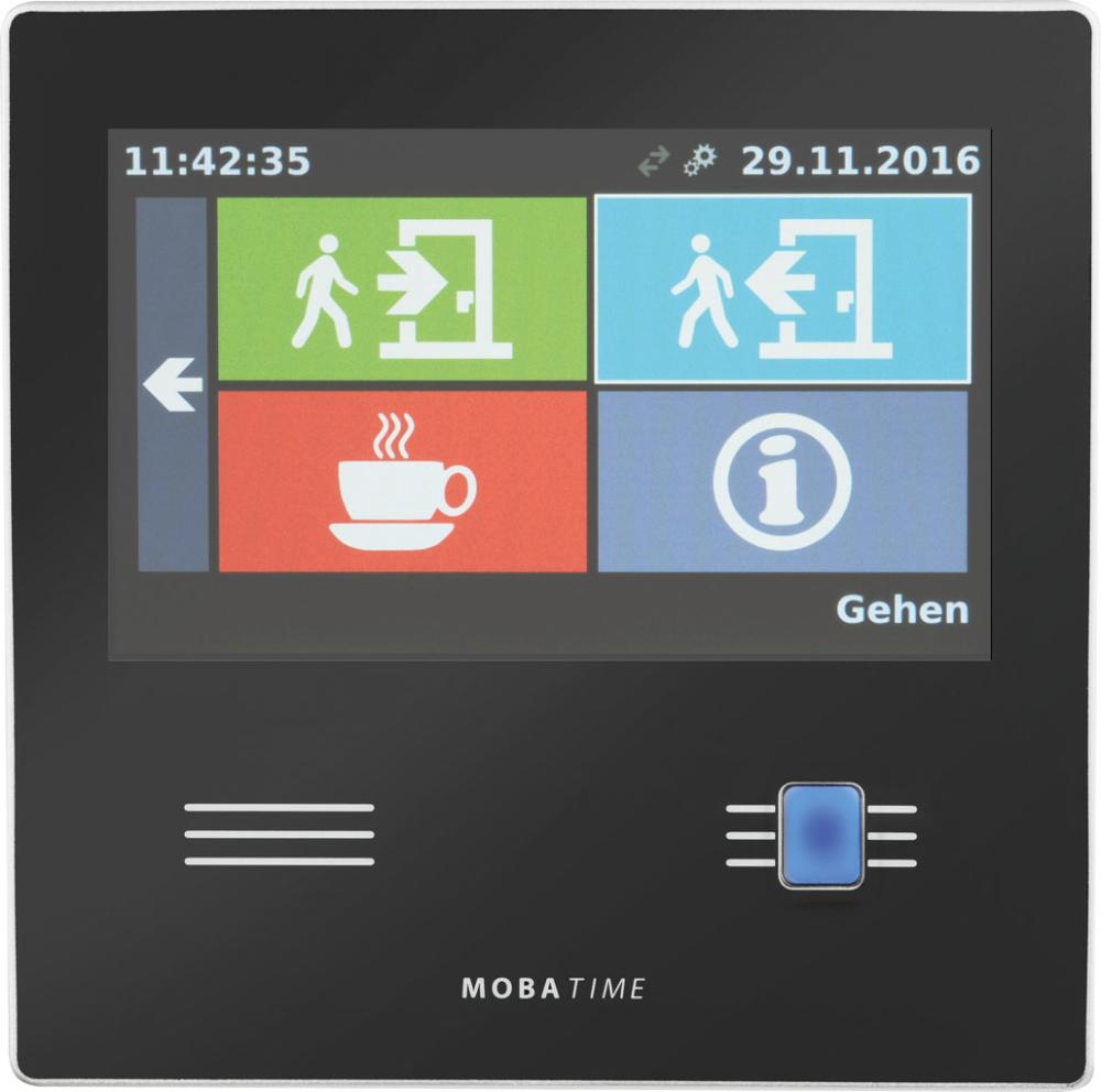 Produktbild Bürk Mobatime ZWS Terminal für Online Zeiterfassung Pro 40.10FP schwarz bild 2