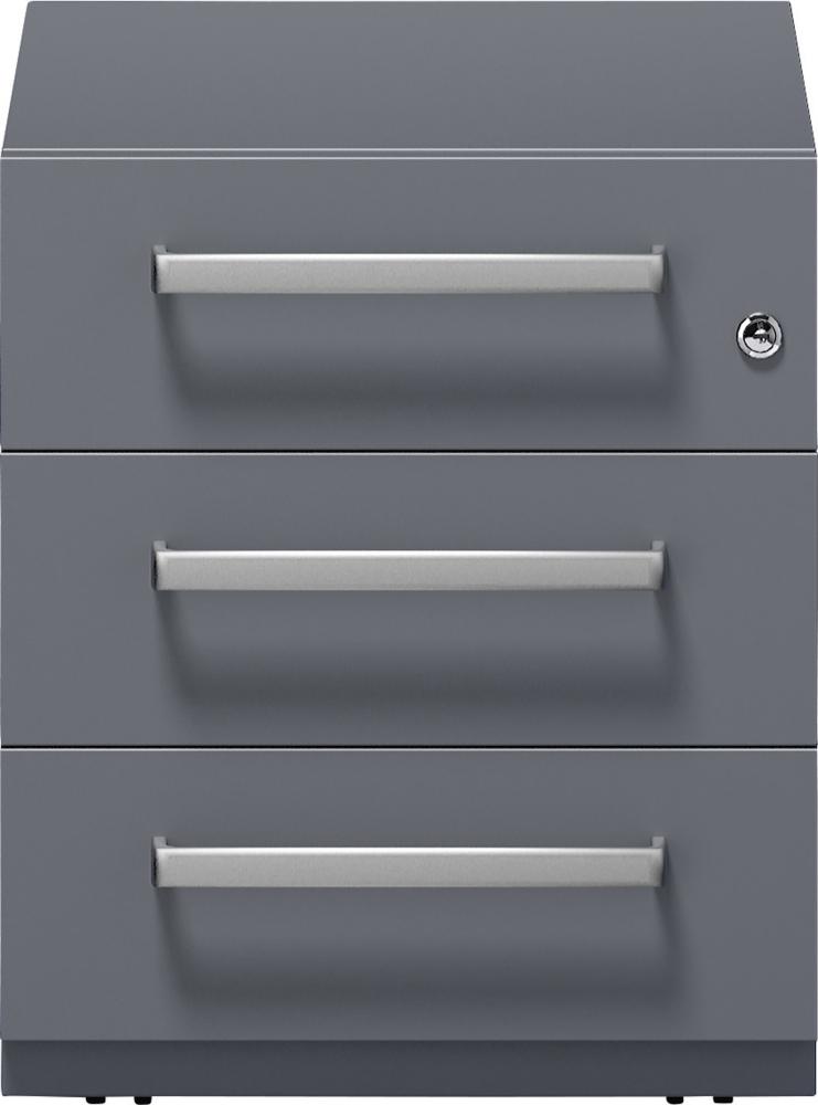 Produktbild Bisley Rollcontainer Note 495x420x775 mm lichtgrau bild 1