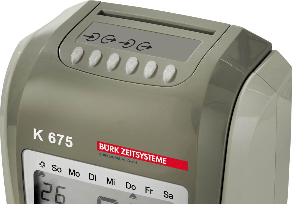 Produktbild Bürk Mobatime Zeiterfassungsgerät K 675 bild 2