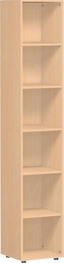 Produktbild Geramöbel Regal Flex 6 OH Buche 2160x400x400mm bild 1