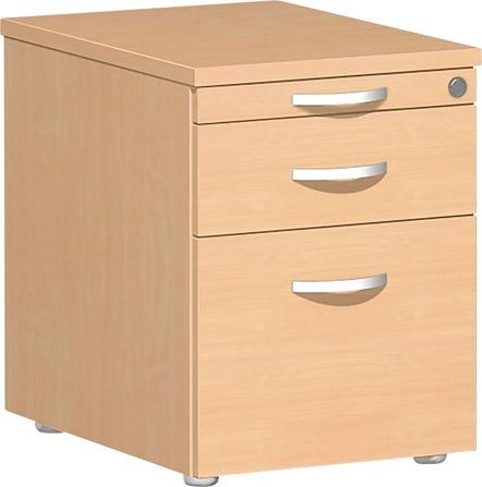 Produktbild Geramöbel Rollcontainer KU mit Hängeregistratur 438x600x565mm Buche