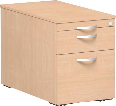 Produktbild Geramöbel Rollcontainer mit Hängeregistratur 430x800x566mm Buche