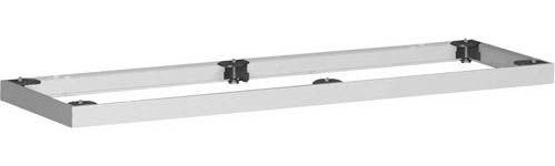 Produktbild Geramöbel Metallsockel für Flügeltürenschränke 1000x50 Silber