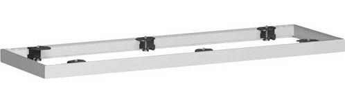 Produktbild Geramöbel Metallsockel für Flügeltürenschränke 1200x50 Silber