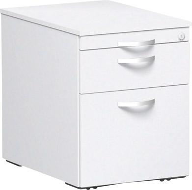 Produktbild Geramöbel Rollcontainer KU mit Hängeregistratur 438x600x565mm Weiß