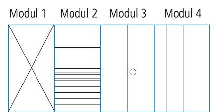Produktbild Bedrunka+Hirth Systemschrank Modul 3 Maße BxHxT 1049x733x2030mm bild 3