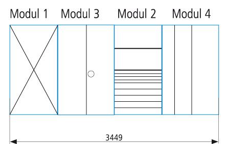 Produktbild Bedrunka+Hirth Systemschrank Modul 4 Maße BxHxT 1049x733x2030mm bild 3