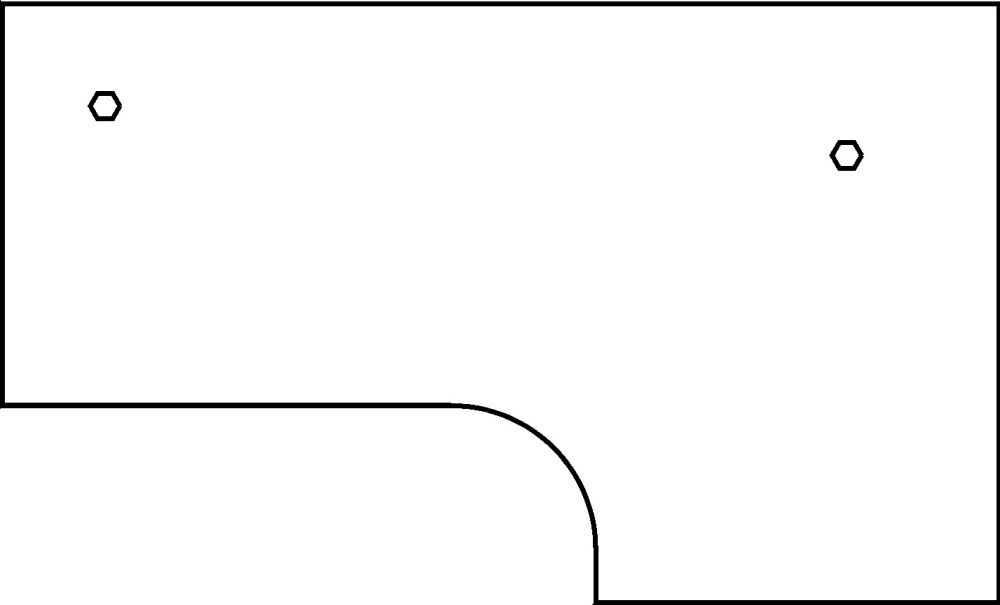 Produktbild Hammerbacher Schreibtisch Nussbaum 2000x1200x680-760 mm Serie O